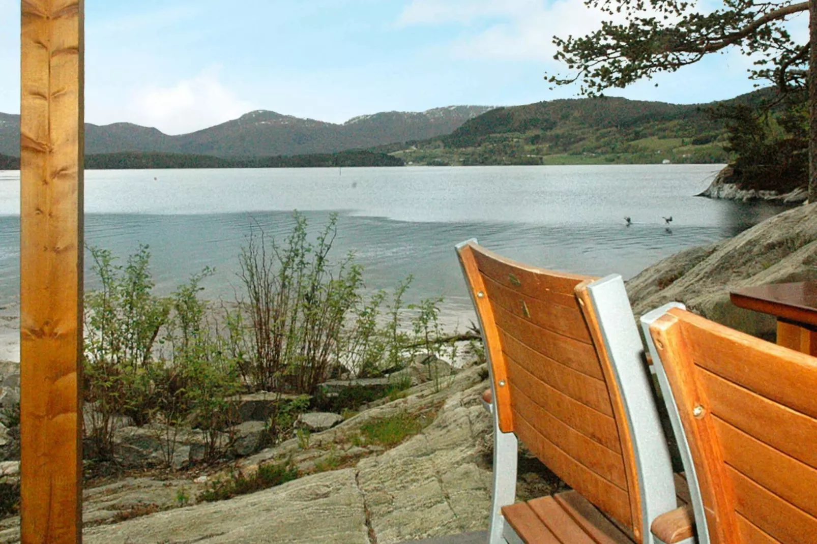 5 person holiday home in VÅGLAND-Water view