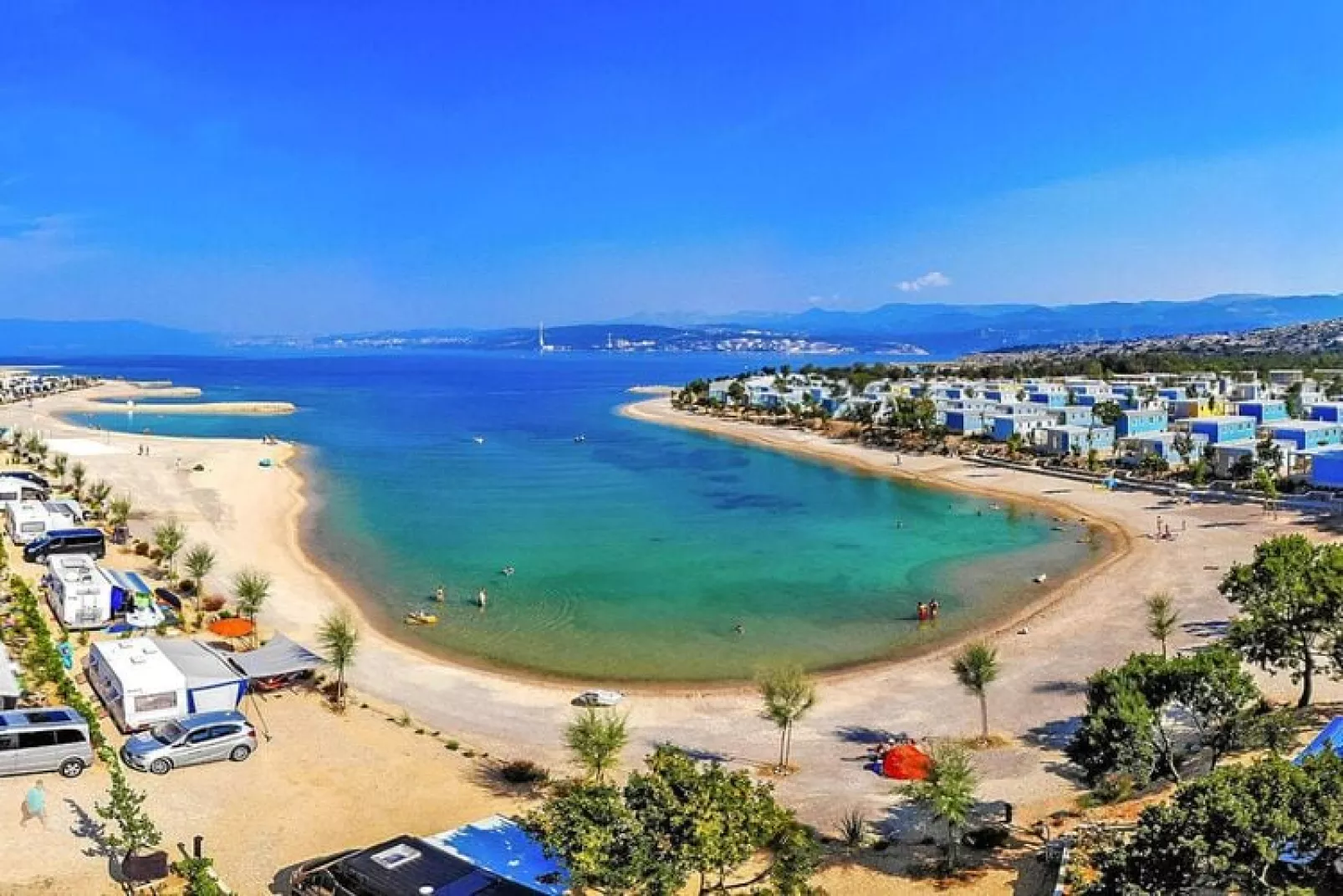 Mobile Homes, Omisalj-Mobilhome GOLD-Water view
