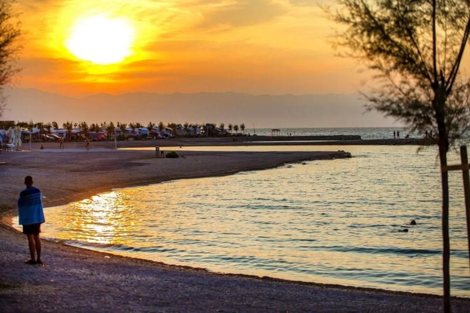 Mobile Homes, Omisalj-Mobilhome GOLD-Water view