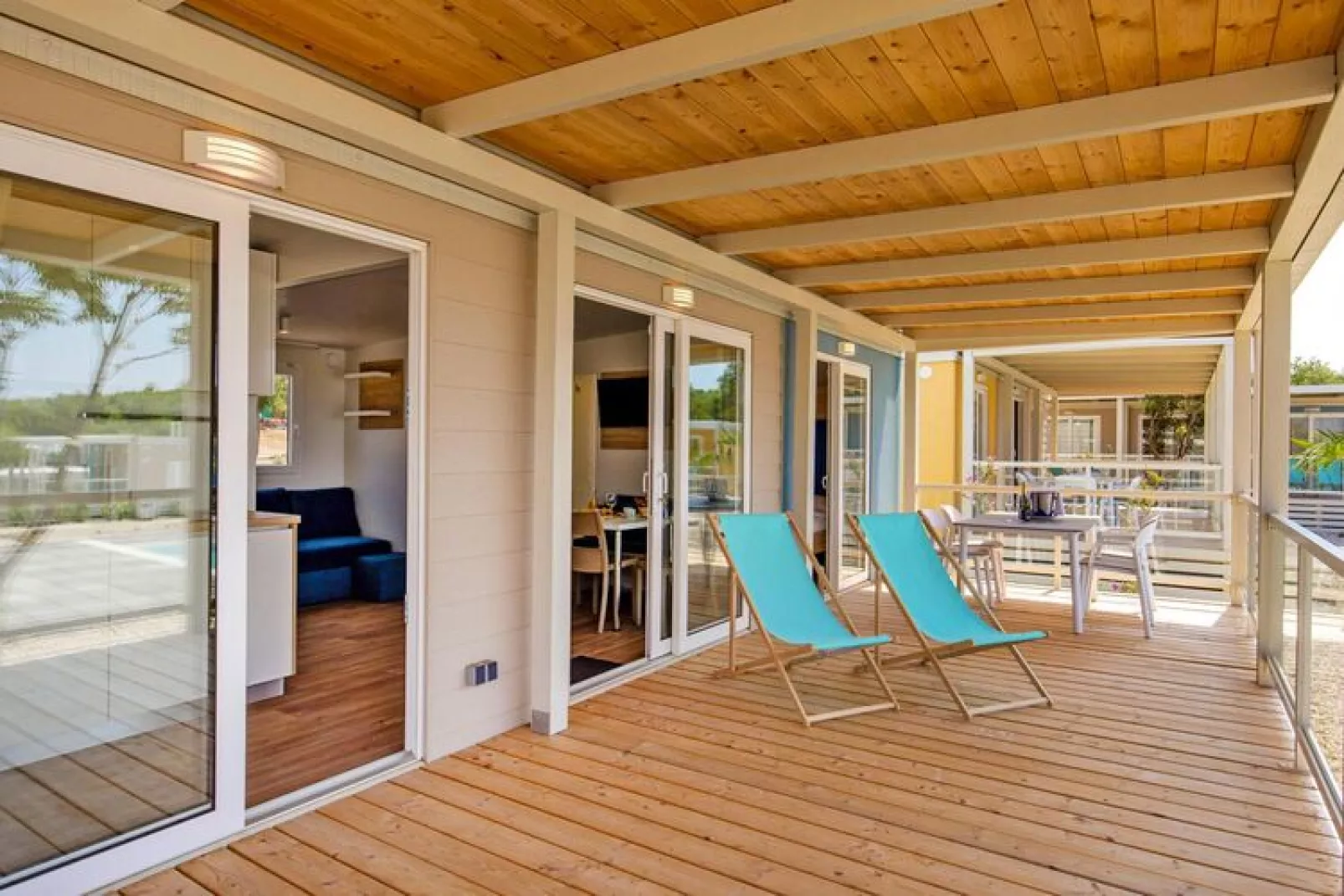 Mobile Homes Omisalj-Mobilhome DELUX Pool-Exterior summer