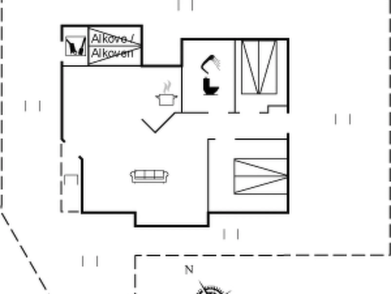 "Bjarni" - 239m from the sea-Inside