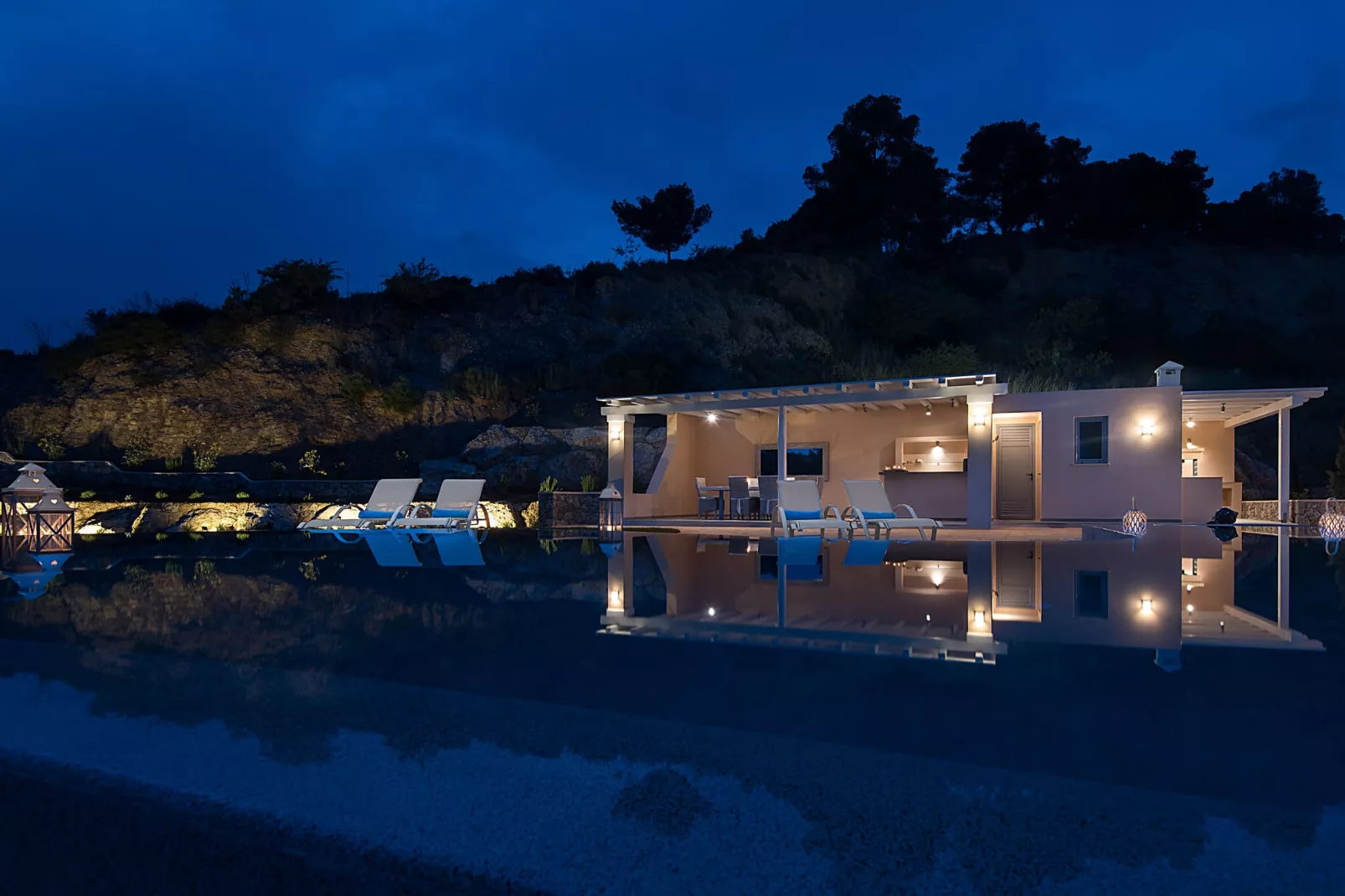 Elegant Villa Apolonas-Extérieur été