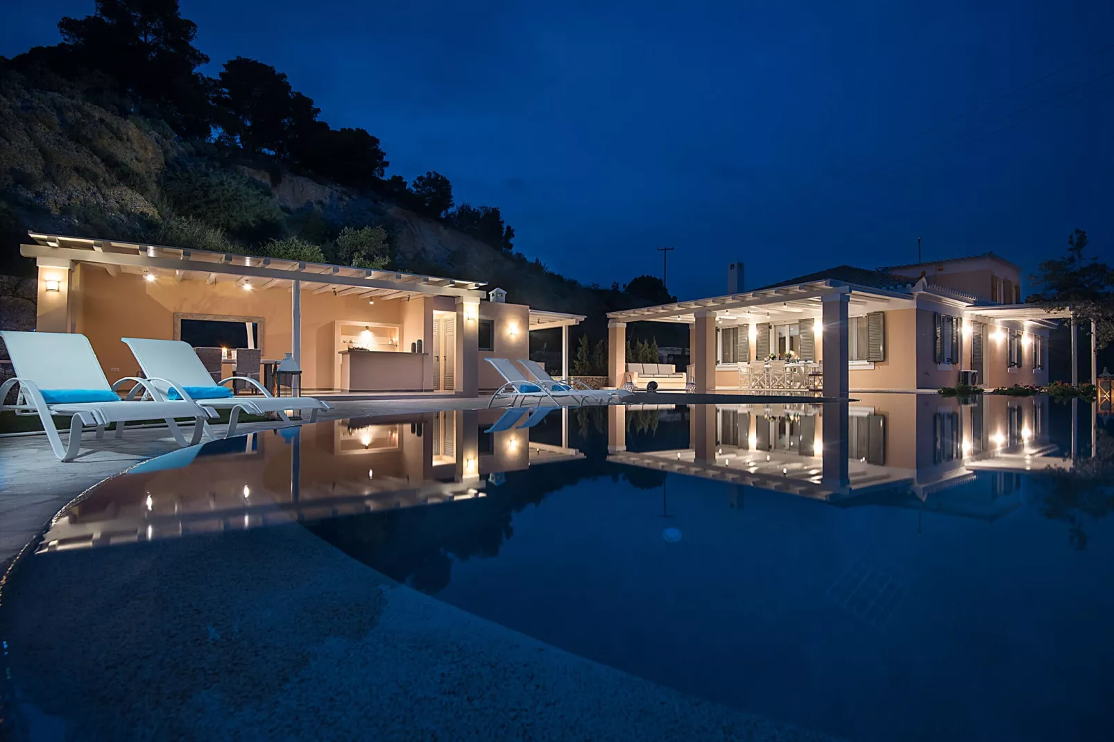 Elegant Villa Apolonas-Extérieur été