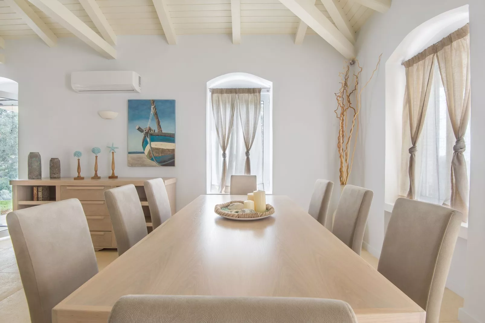 Elegant Villa Apolonas-Salle à manger