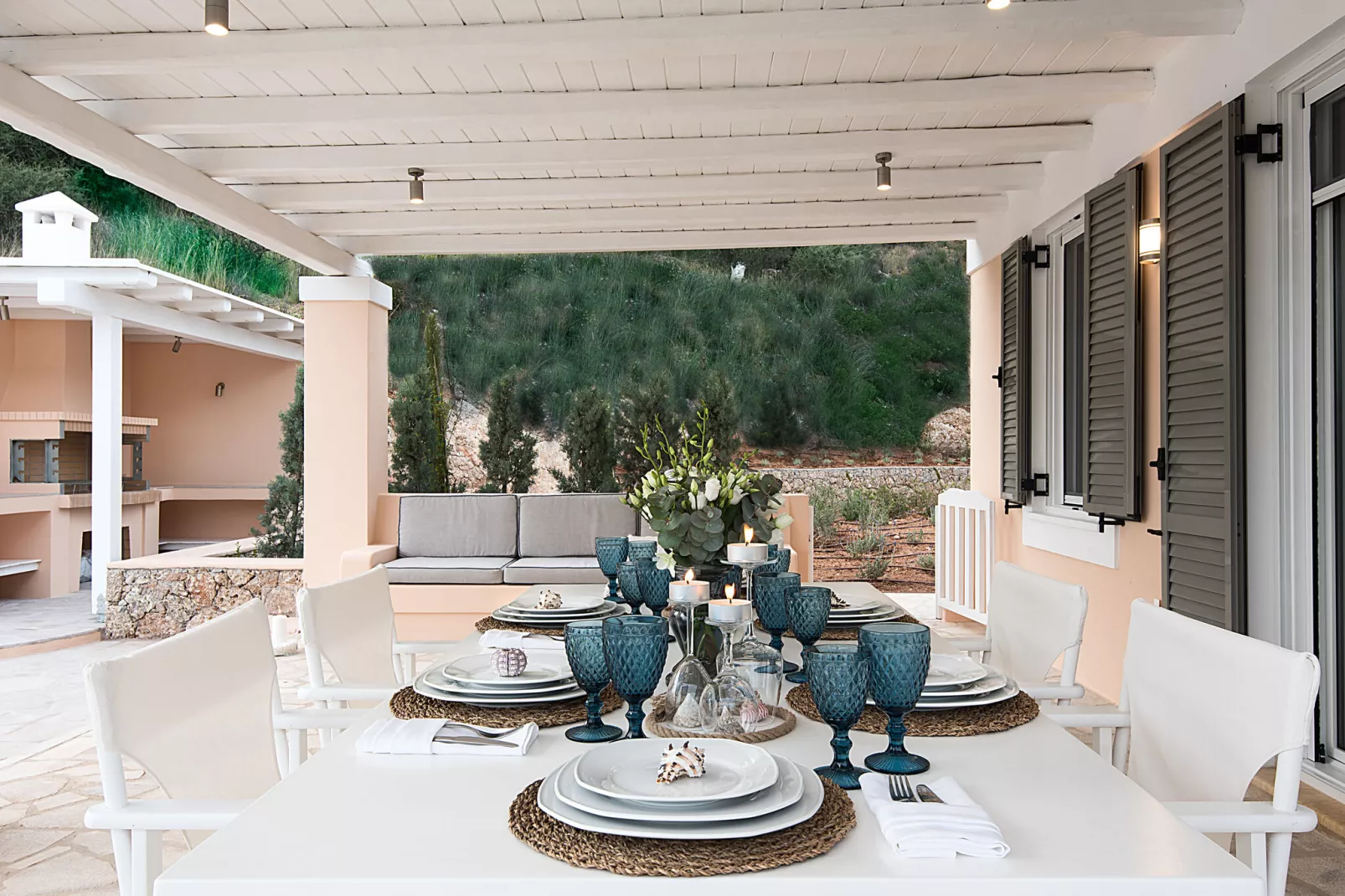 Elegant Villa Apolonas-Balcon-terrasse