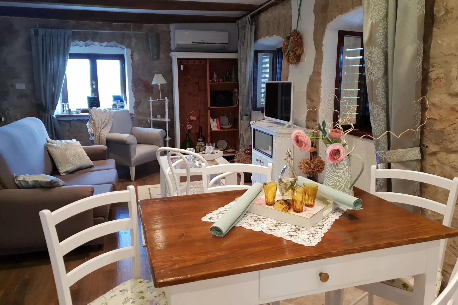 Holiday home Iva - Lovran Dobrec - ca 80 qm für 4 Pers-Salle à manger