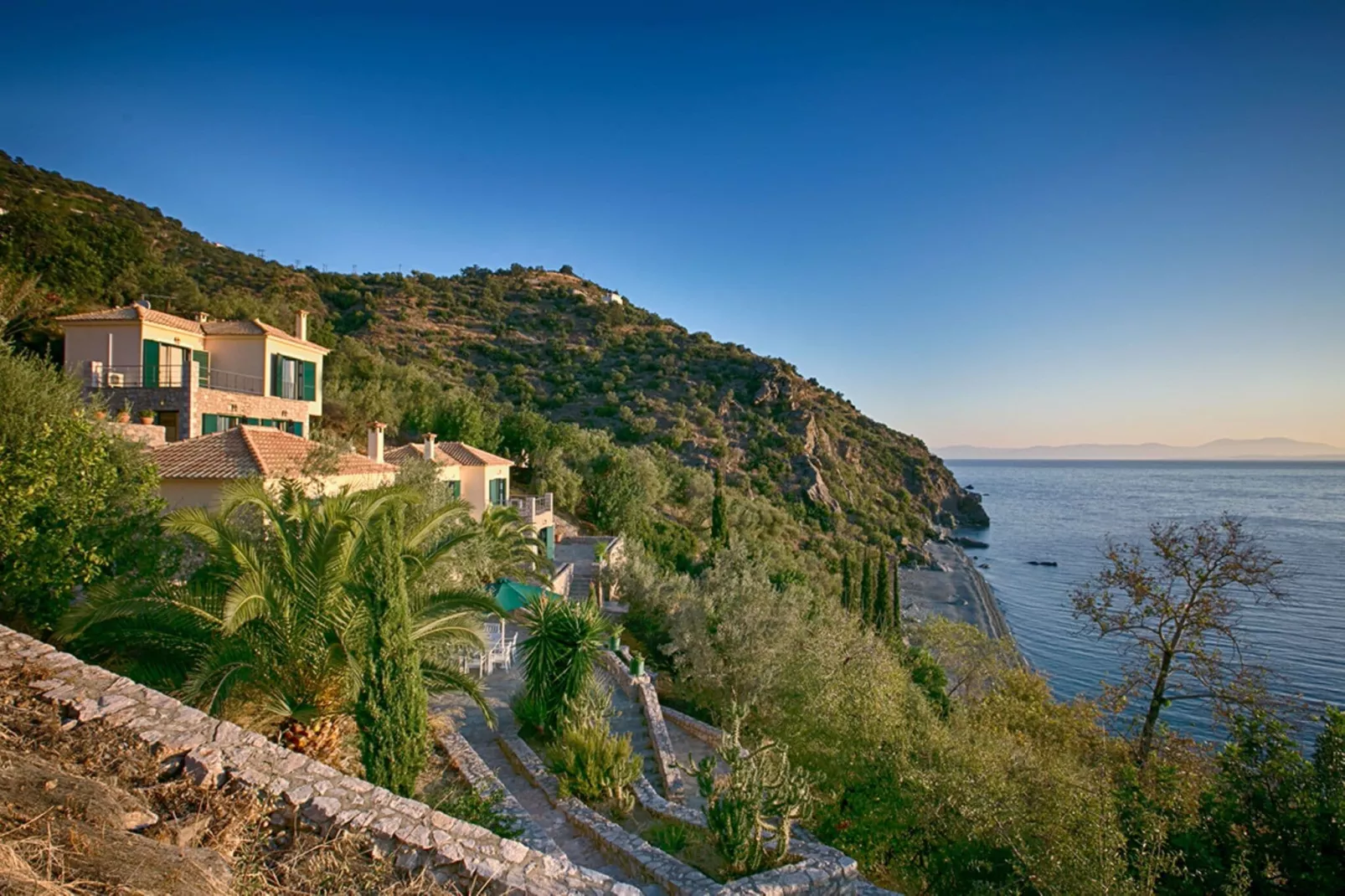 Villas God Bacchus  God Dionysus-Außenbereich Sommer