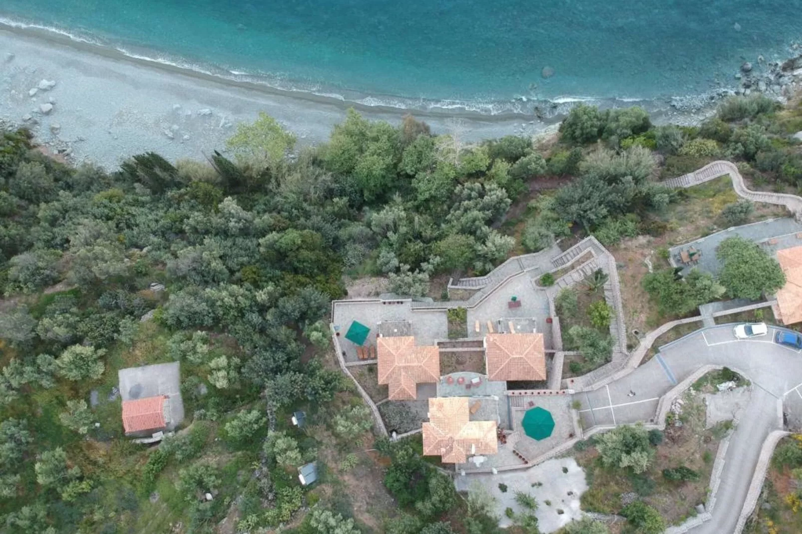 Villas God Bacchus  God Dionysus-Aussicht Sommer