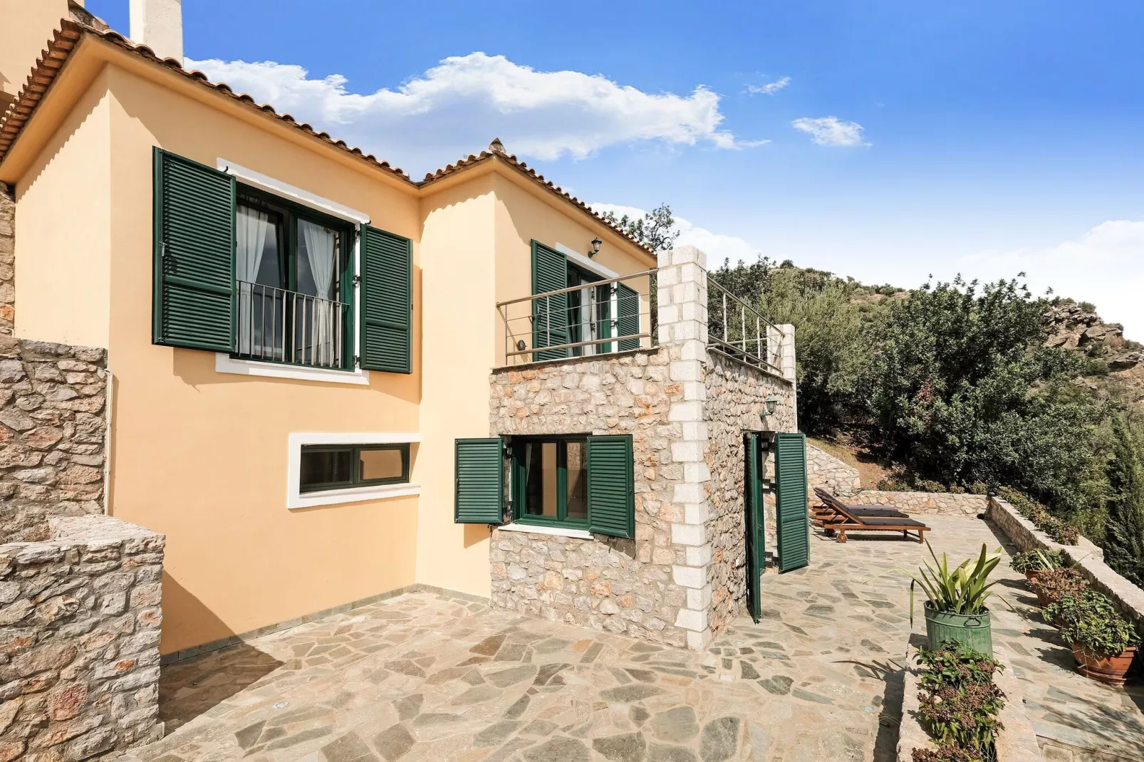 Villas God Bacchus  God Dionysus-Außenbereich Sommer