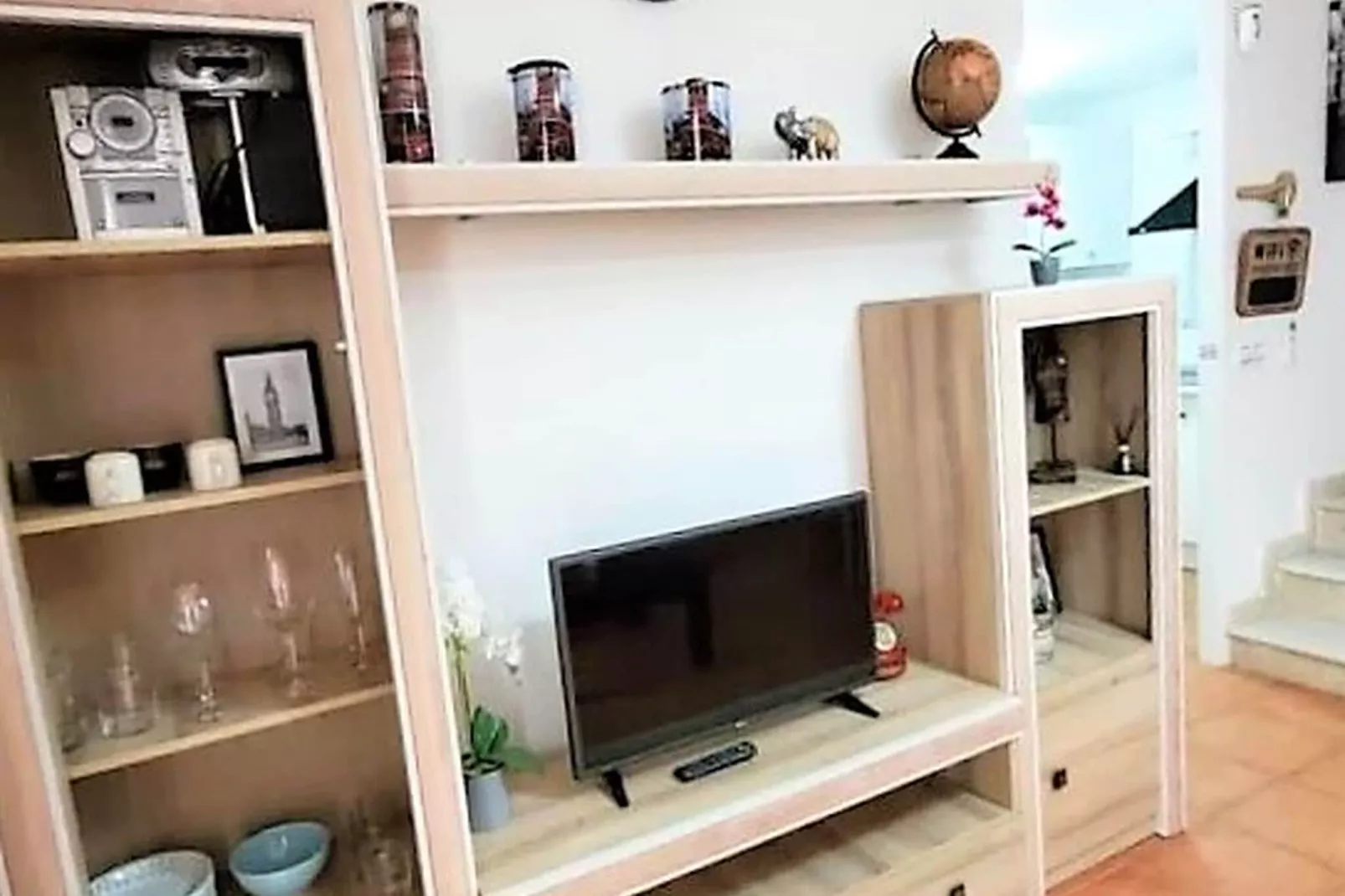 Natura World Duplex con patio privado 1d y 2b-Living room