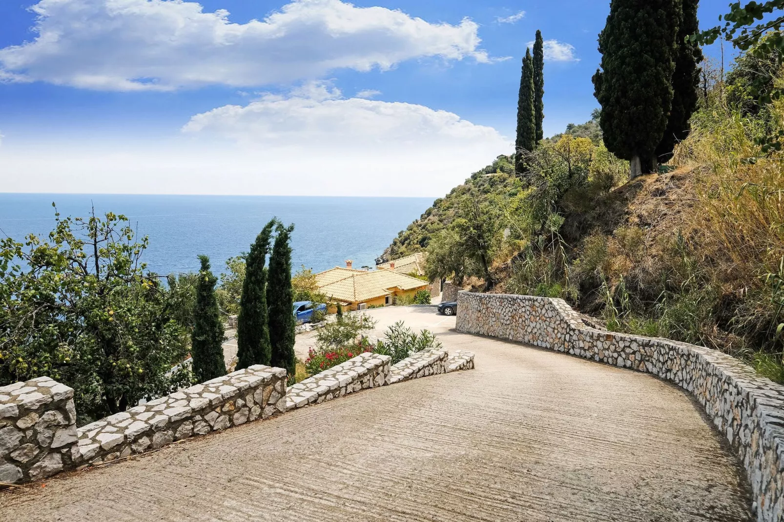 Villas God Bacchus  God Dionysus-Aussicht Sommer