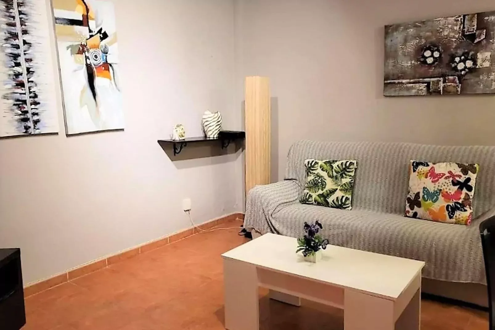 Natura Casa con patio privado 4 pax-Living room