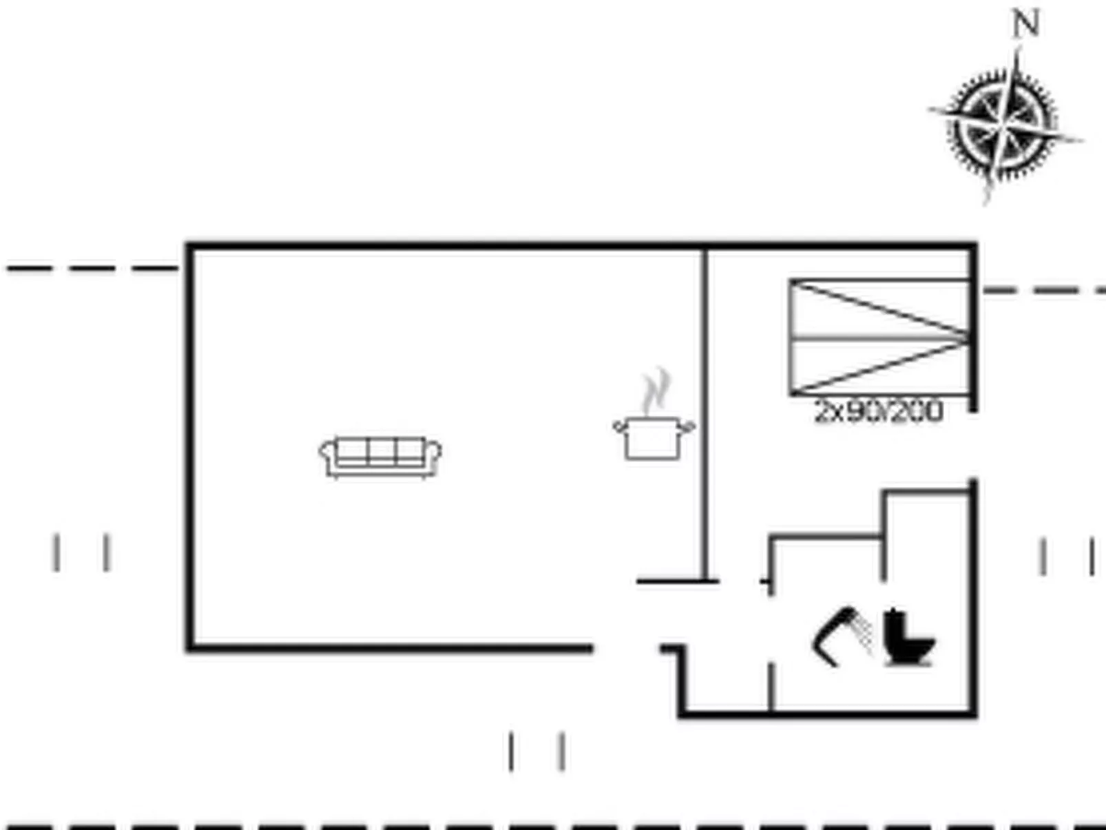 "Skade" - 75m from the sea-Inside