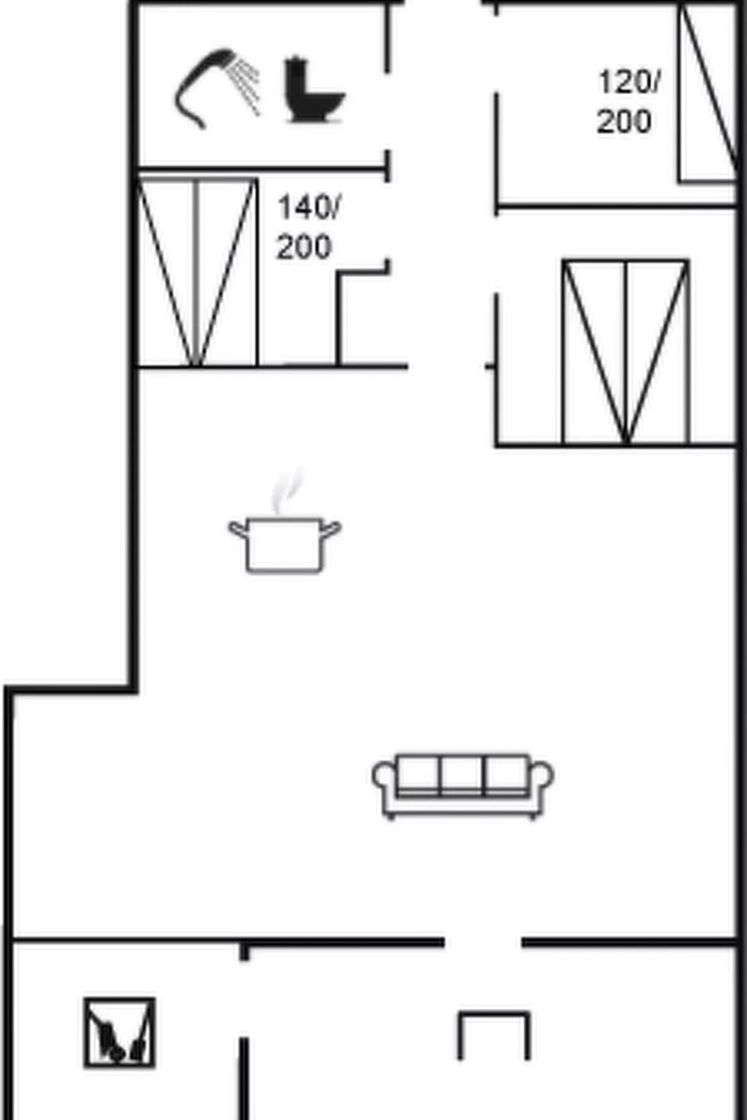"Ottilie" - 350m to the inlet-Inside