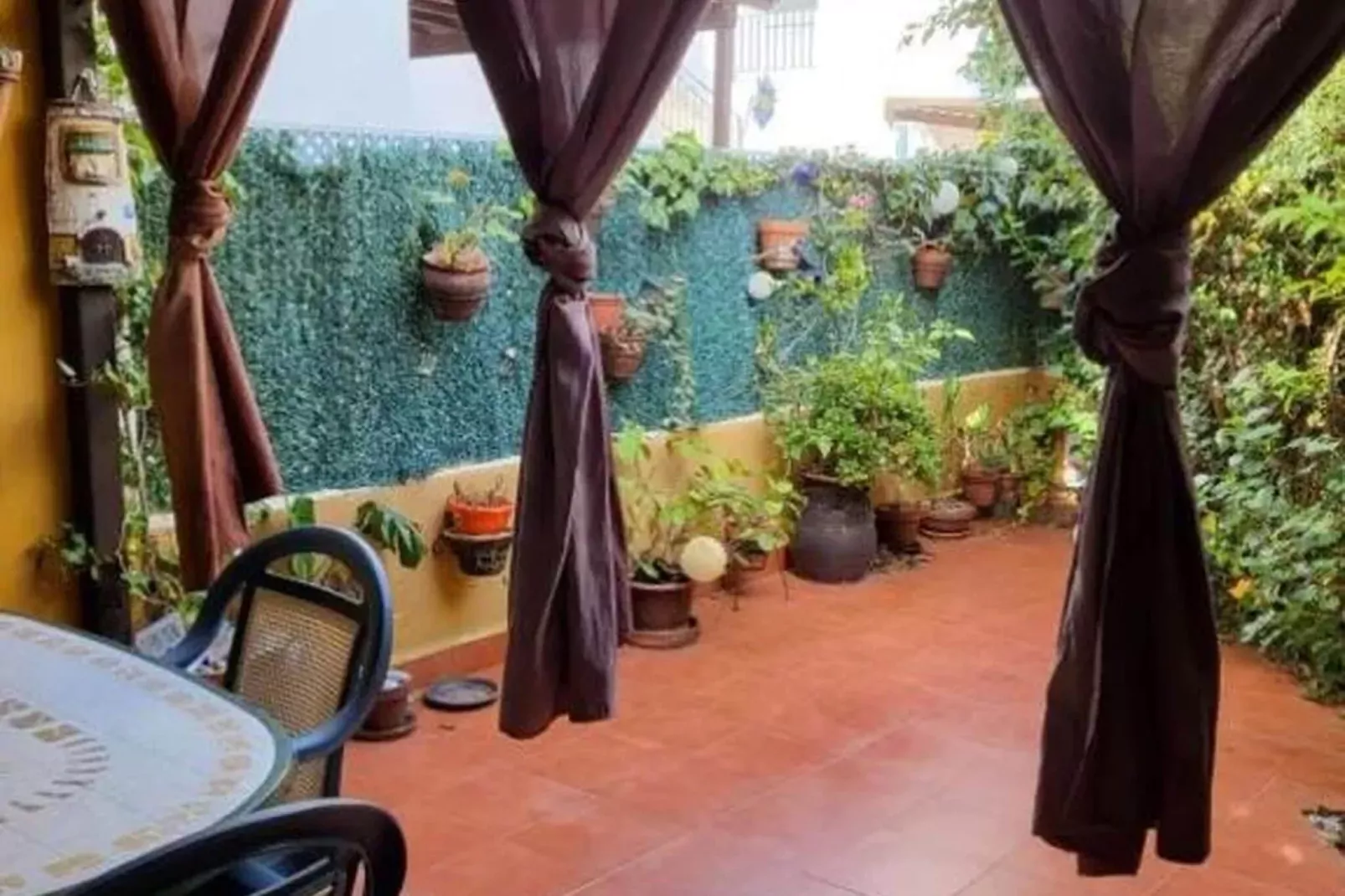 Natura Casa con patio privado 4 pax-Terrace balcony