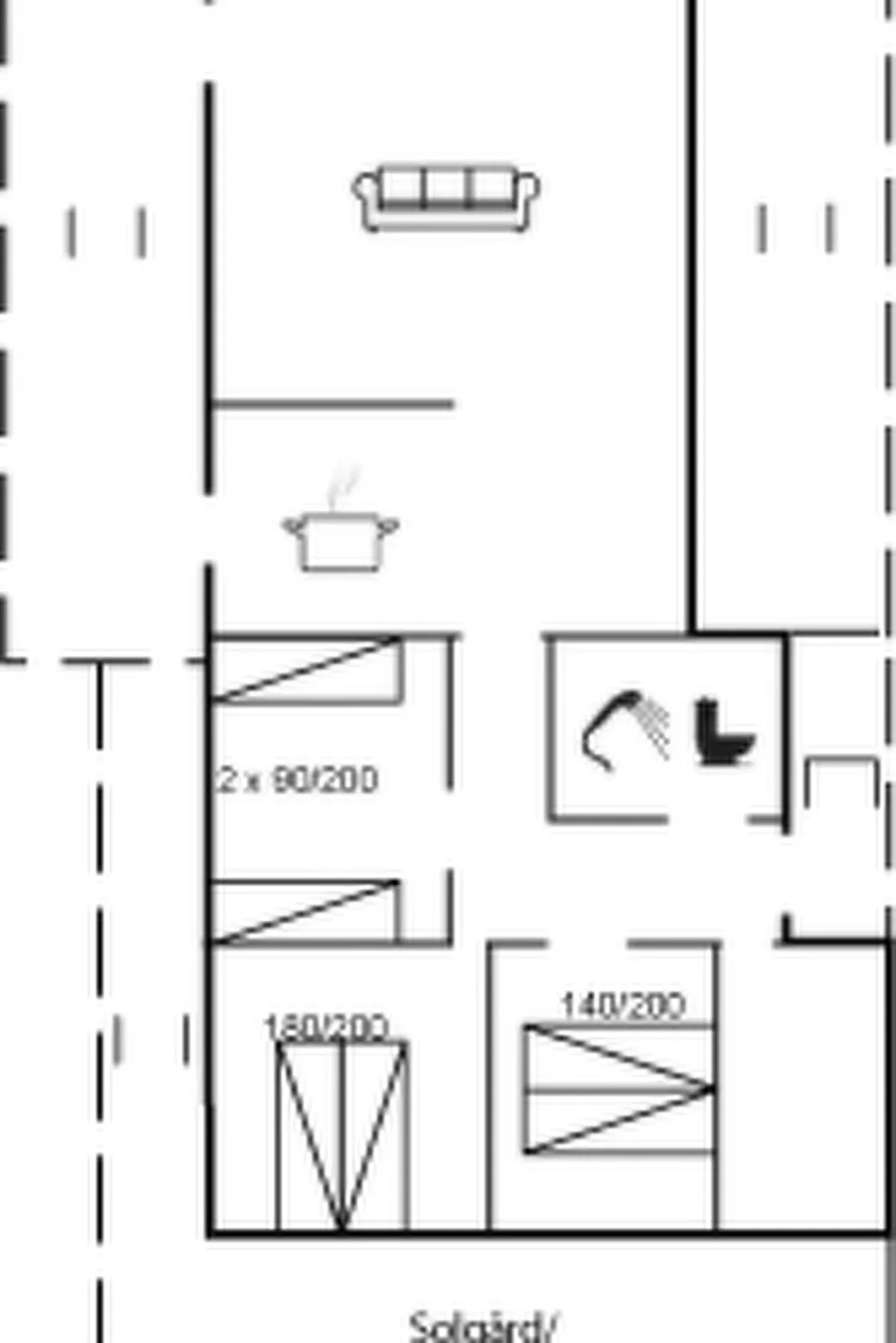 "Jo" - 1.2km from the sea-Inside