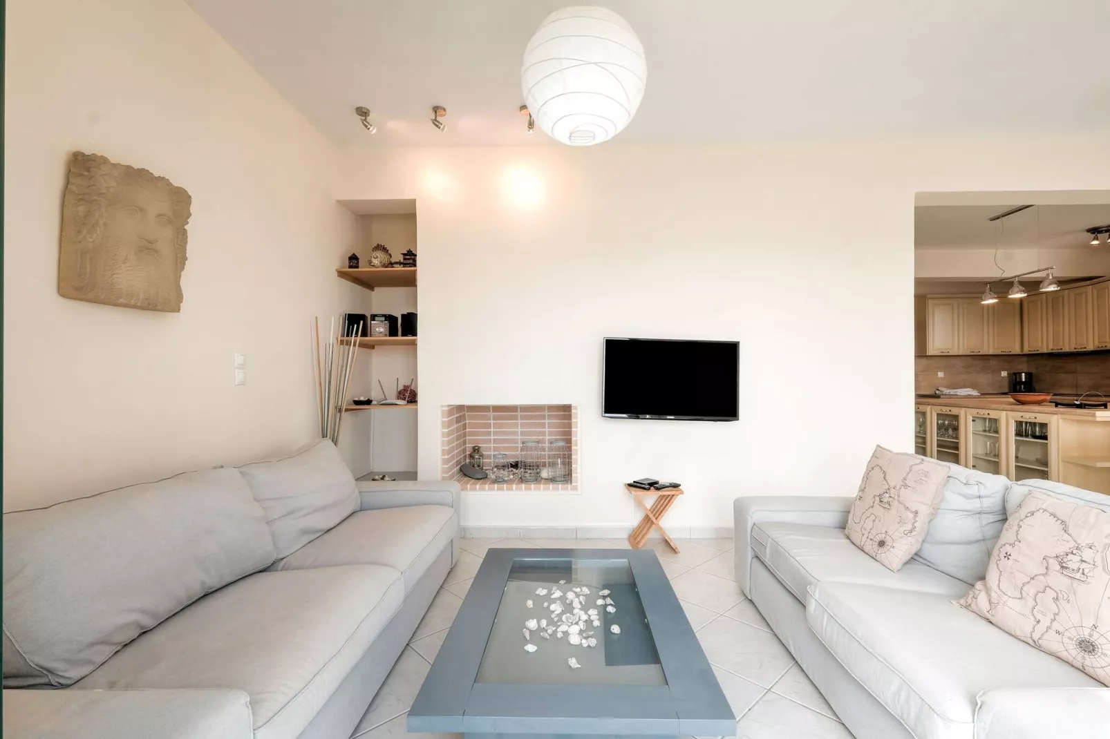 Villa Mahatma Gandhi-Wohnzimmer