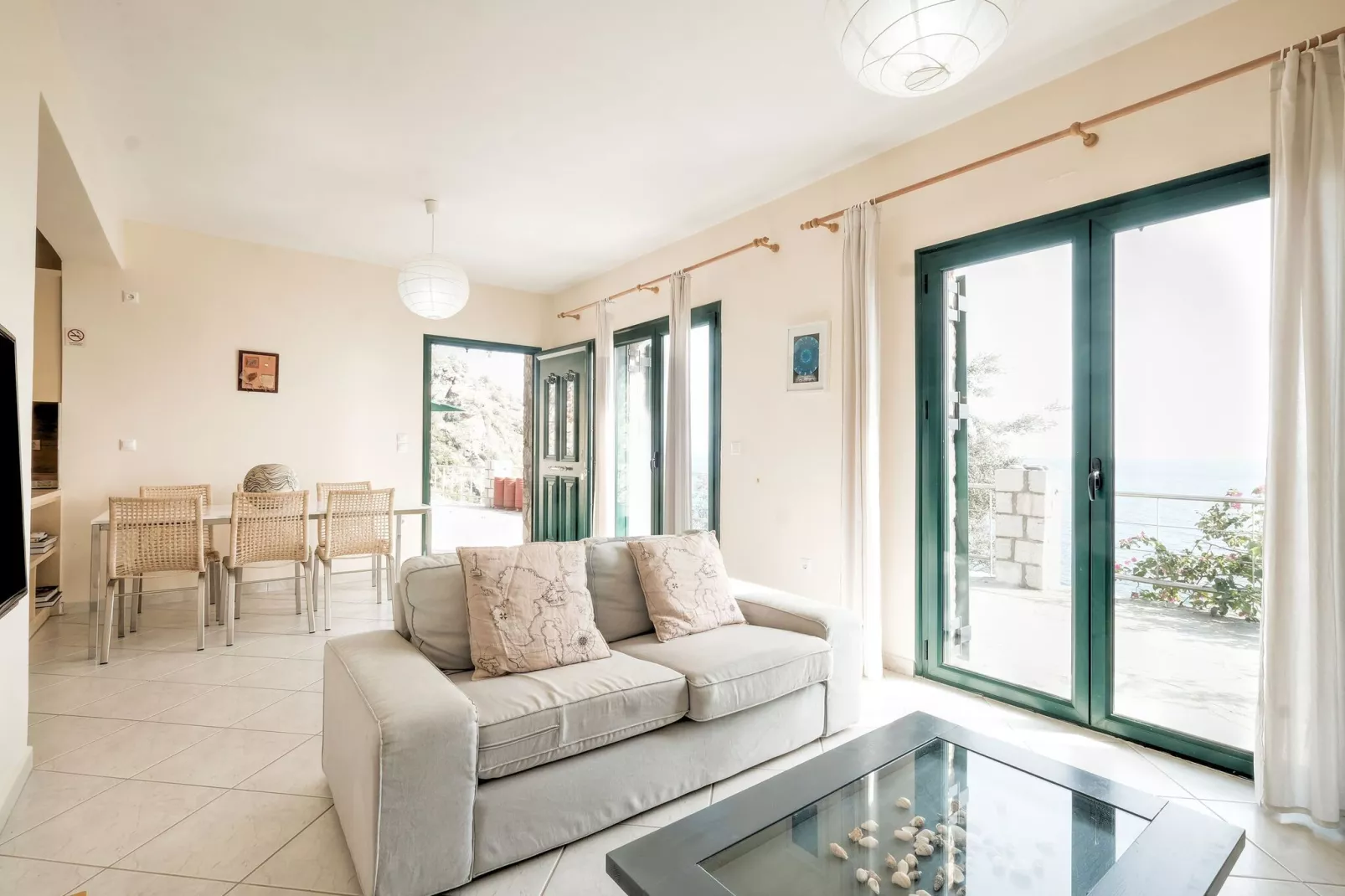 Villa Mahatma Gandhi-Wohnzimmer