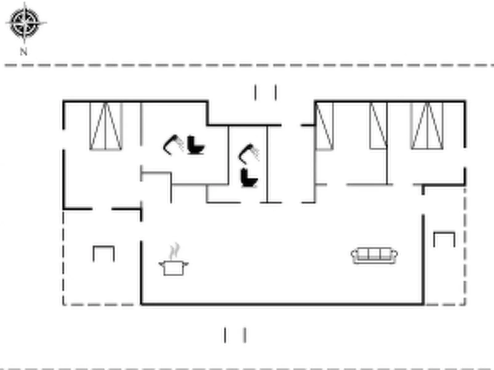 "Anarosa" - 200m from the sea-Dedans