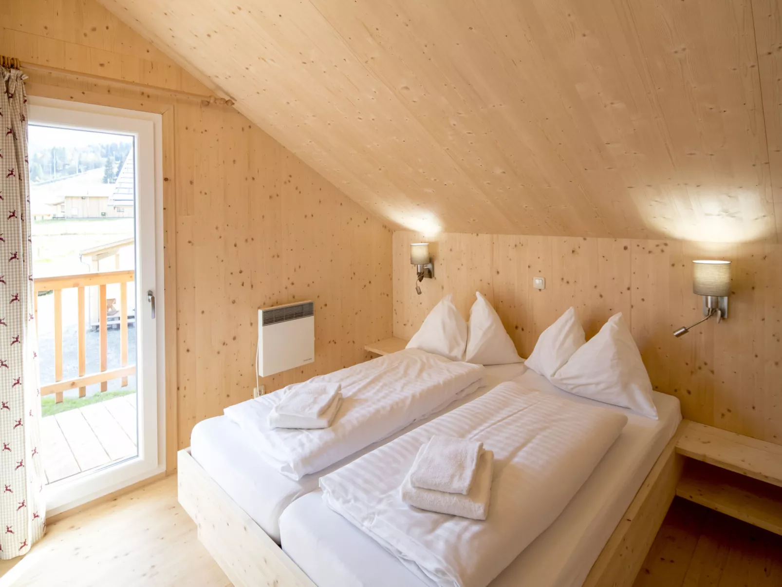 Chalet mit 2 Schlafzimmern & IR-Sauna-Inside