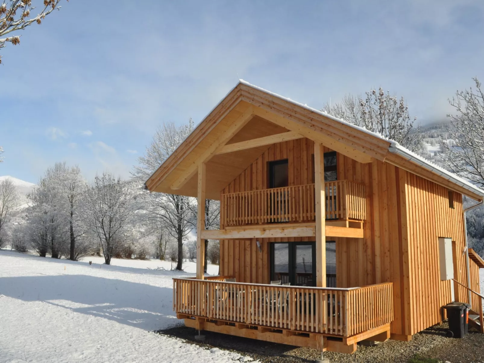 Chalet mit 2 Schlafzimmern & IR-Sauna-Outside
