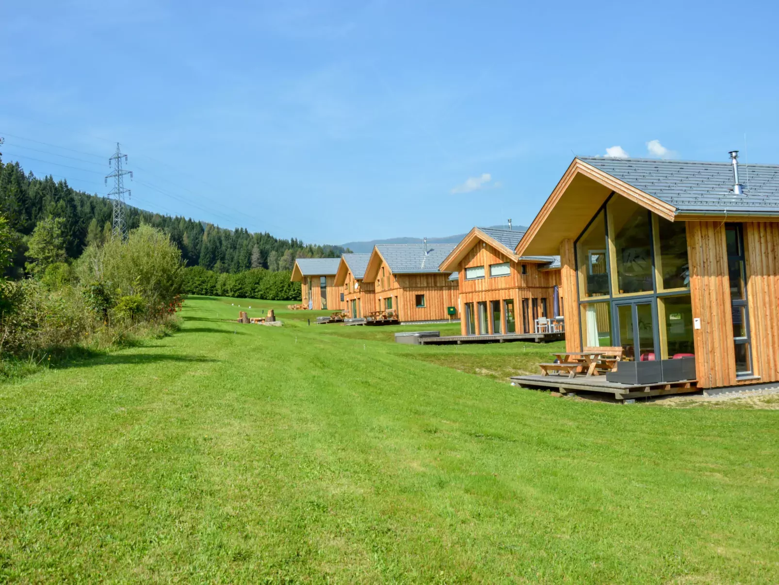 Chalet mit 2 Schlafzimmern & IR-Sauna-Outside