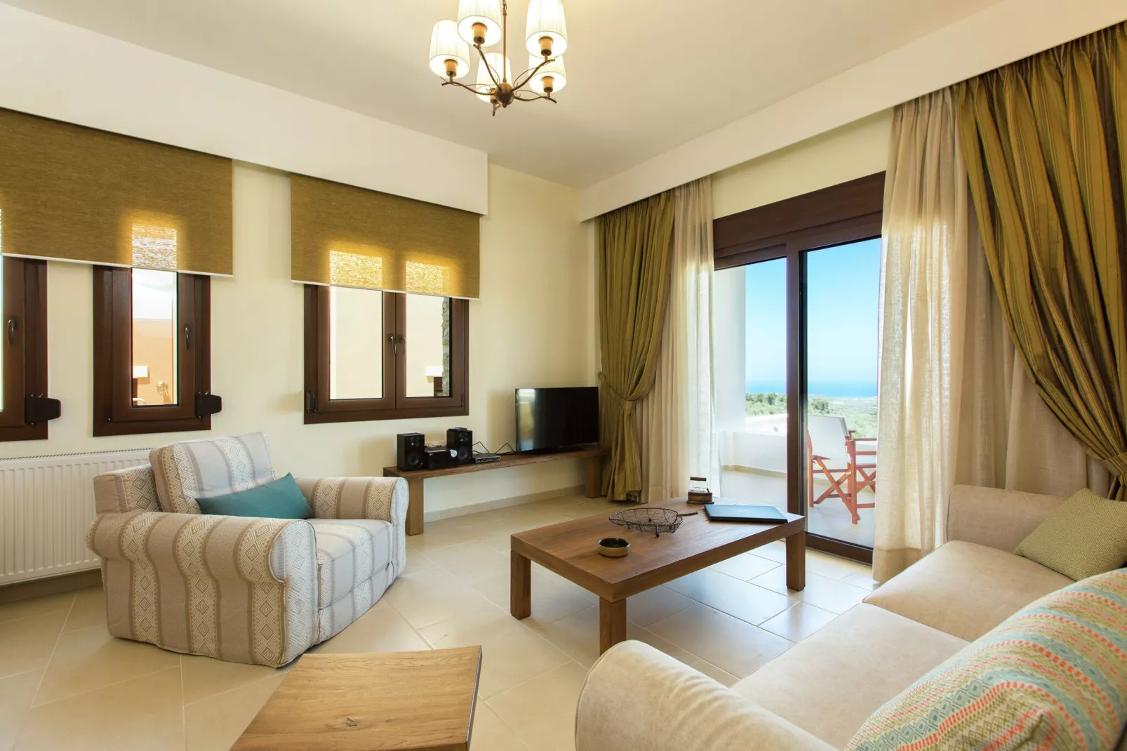 Villa Fragkia-Living room