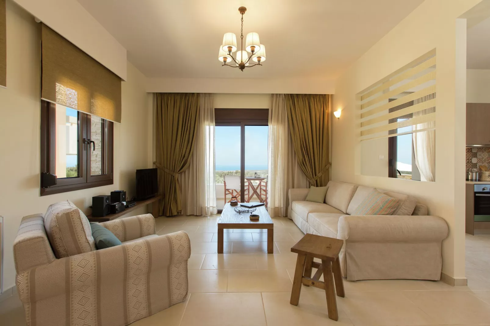 Villa Fragkia-Living room