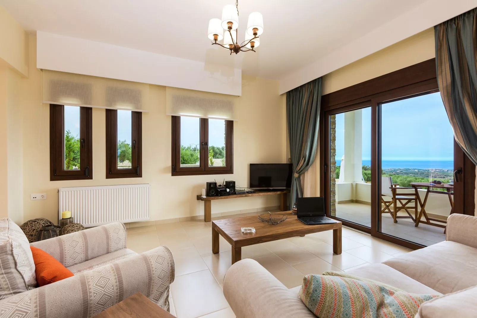 Villa Fragkia-Living room