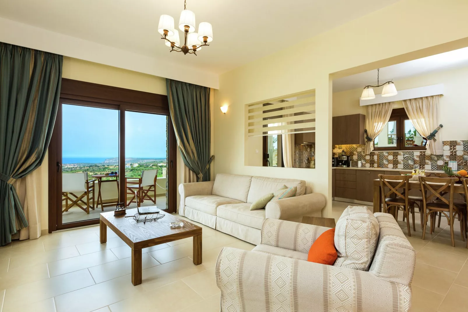 Villa Fragkia-Living room
