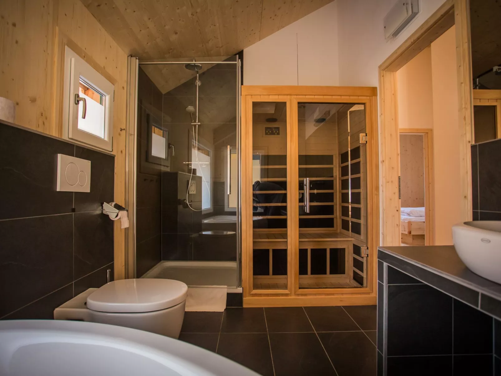 Premium mit 5 SZ,Sauna o IR-Sauna+SP-Drinnen