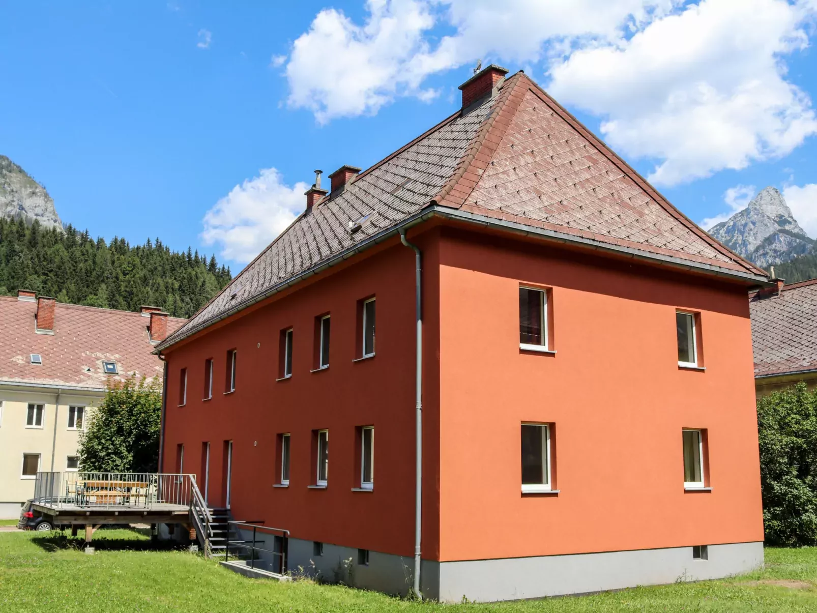 Für bis zu 27 Personen mit Sauna-Outside