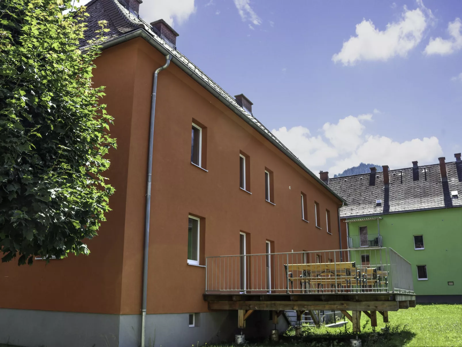 Für bis zu 27 Personen mit Sauna-Outside
