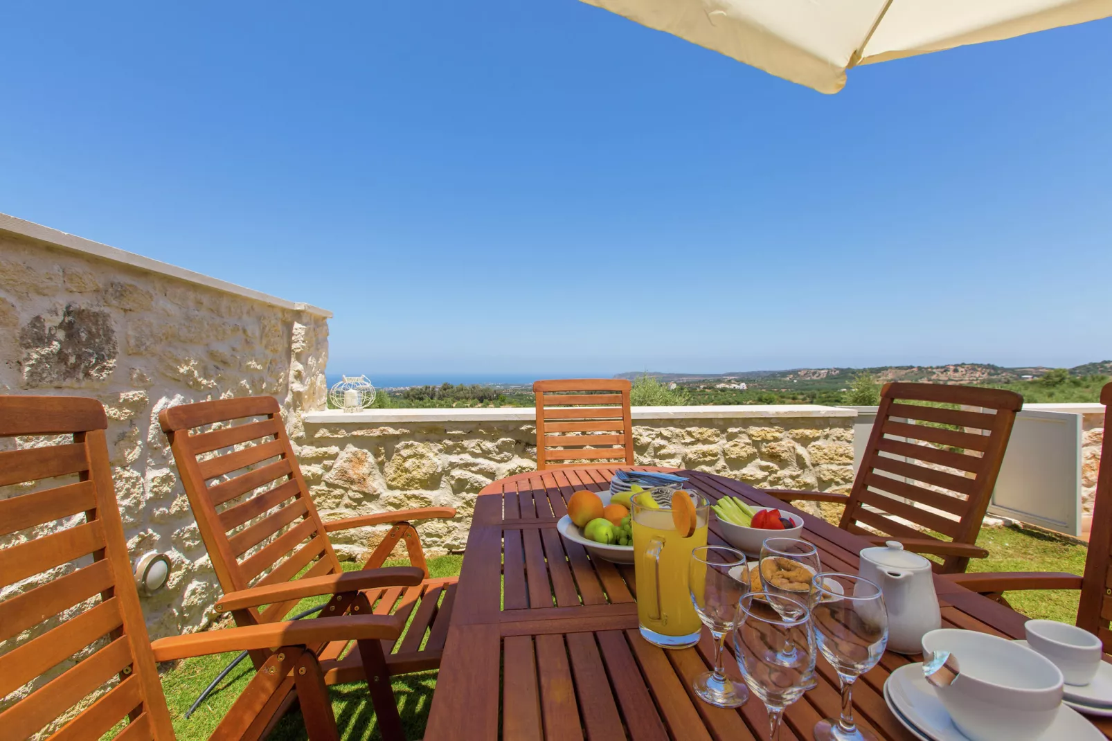 Villa Georgio-Gärten Sommer