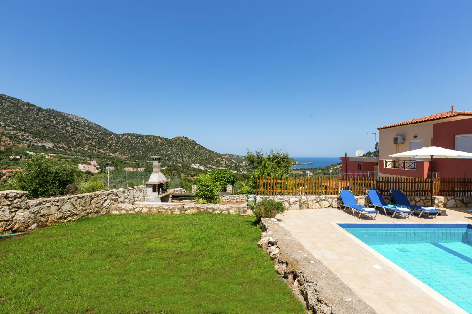 Villa Nikolas-View summer