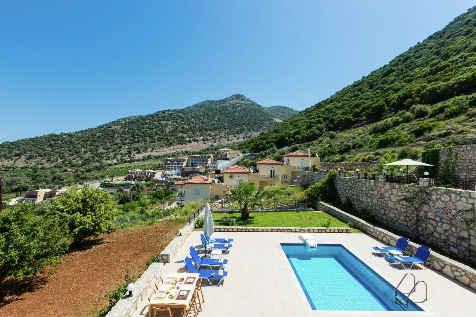 Villa Kostis-View summer