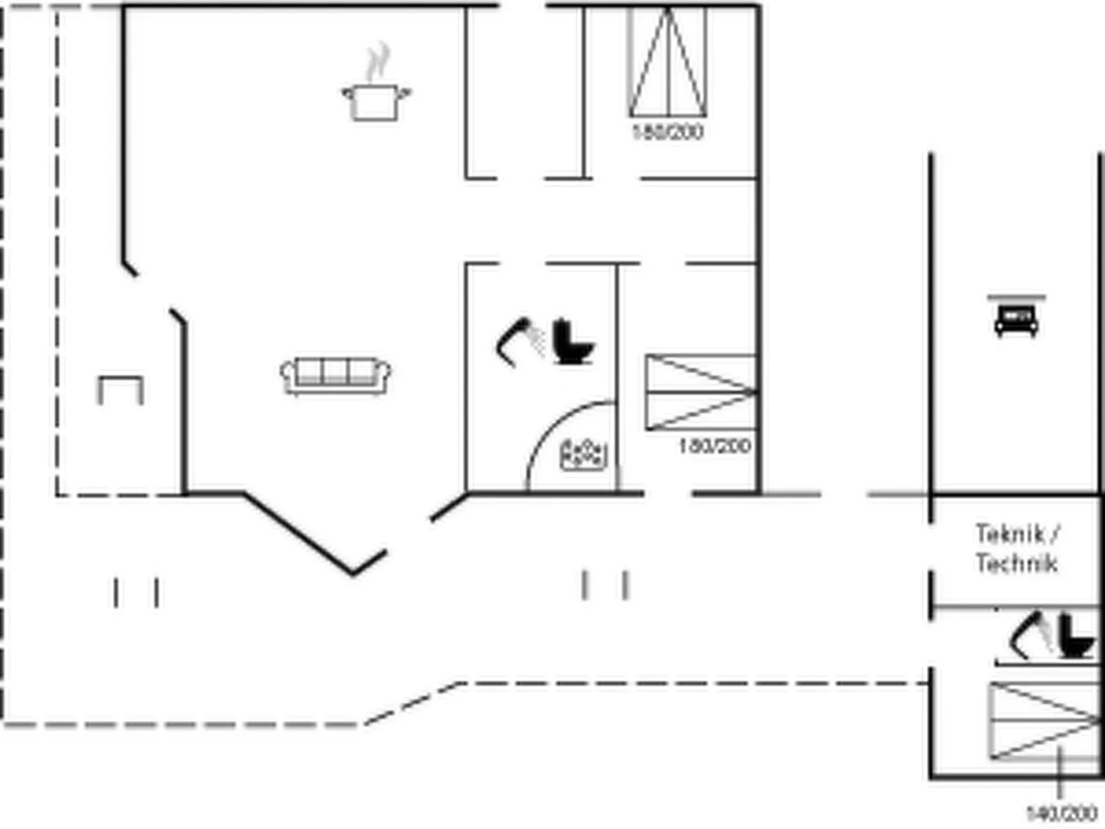 "Tessie" - 1.2km from the sea-Inside