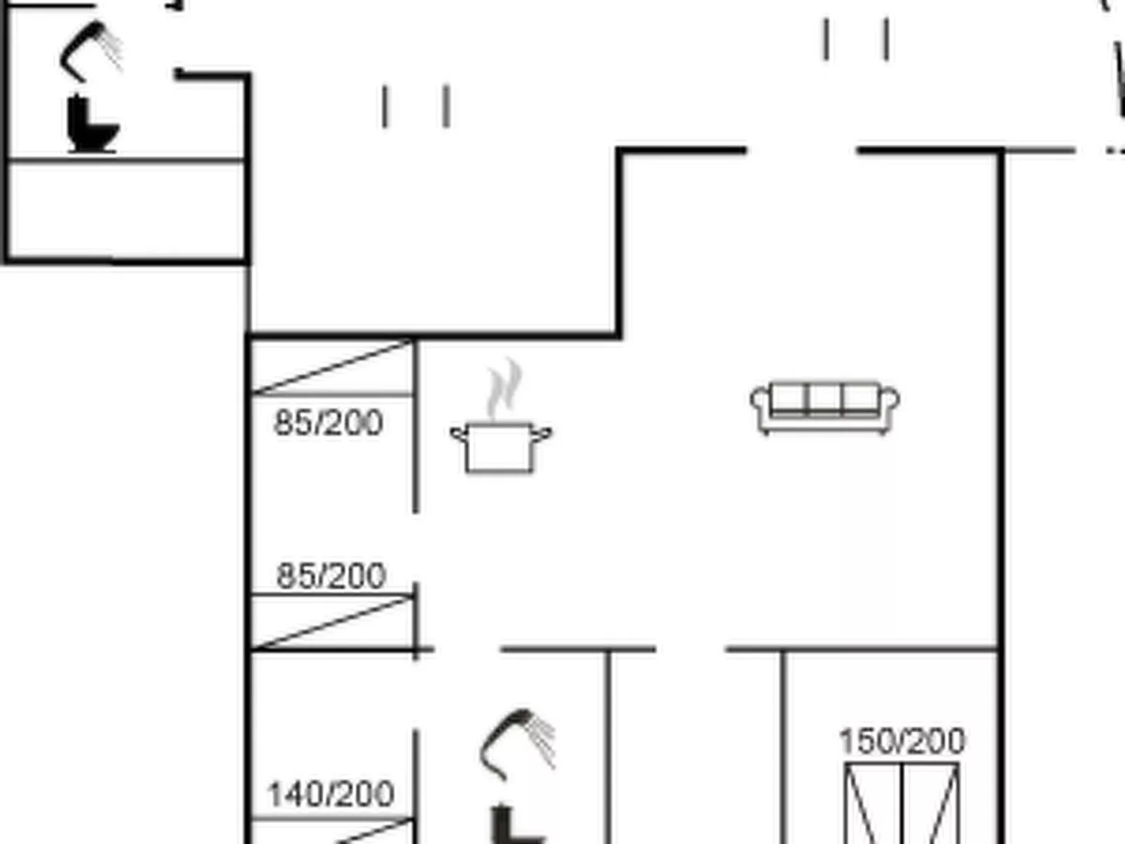 "Amaja" - 1.9km from the sea-Inside