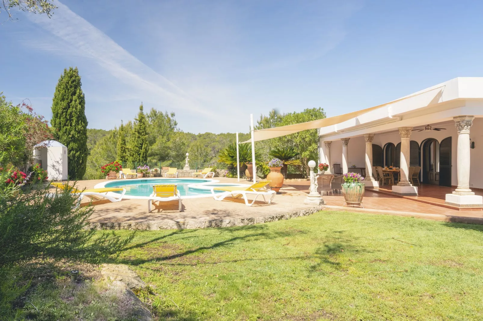 Can Vich II-Gardens in summer