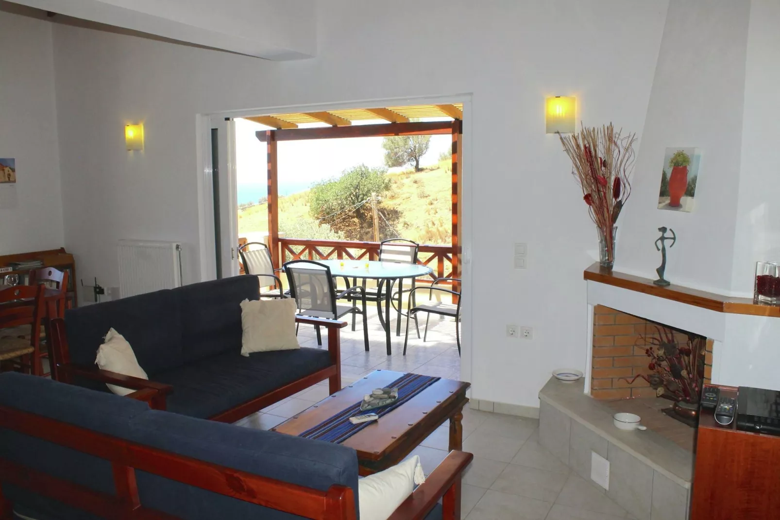 Villa Eleni-Wohnzimmer