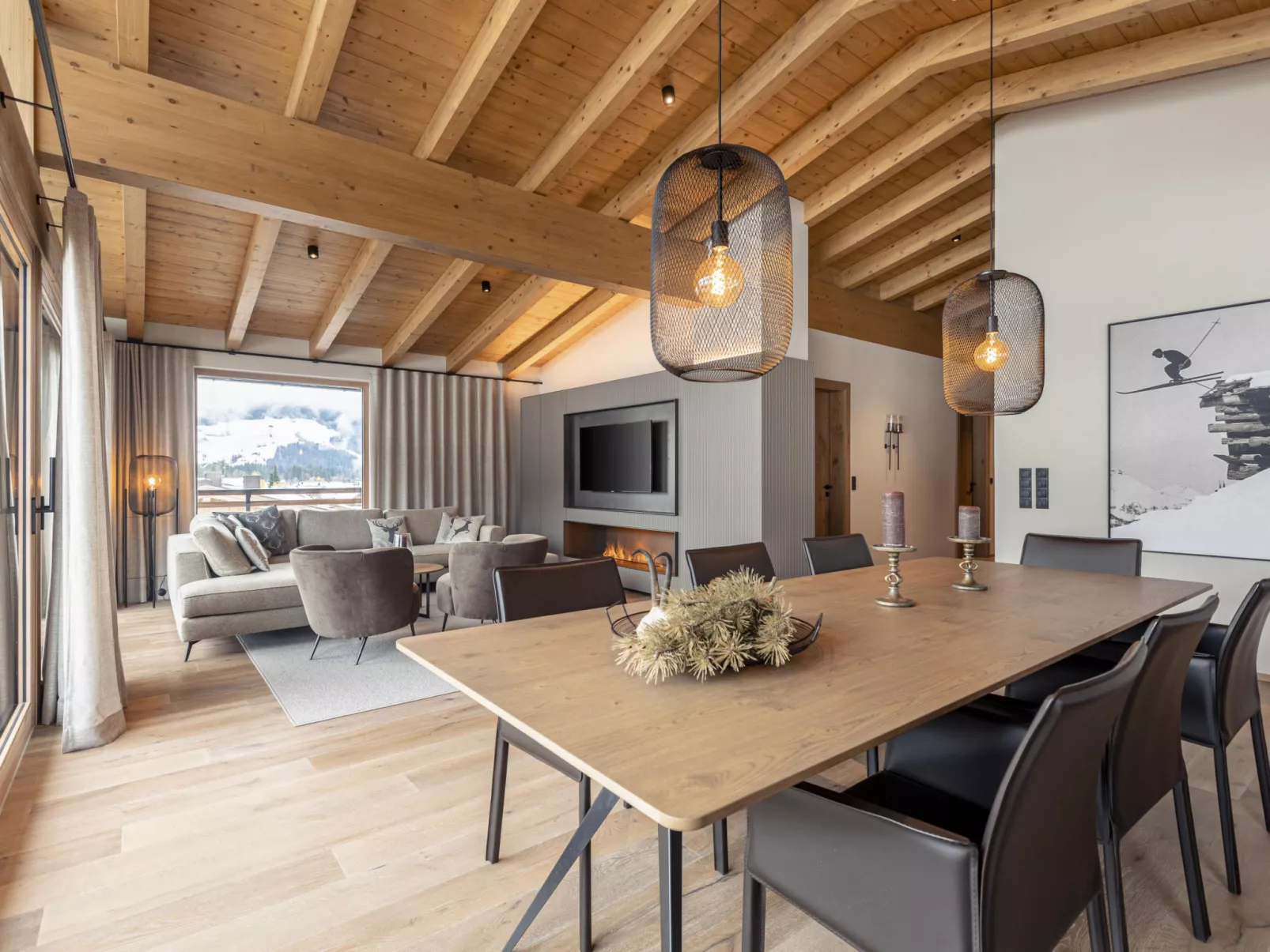 Penthouse mit 3 Schlafzimmern & Kamin-Inside
