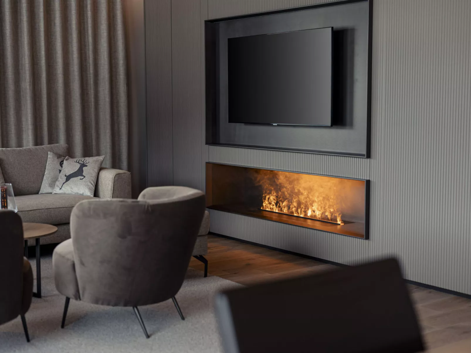 Penthouse mit 3 Schlafzimmern & Kamin-Inside