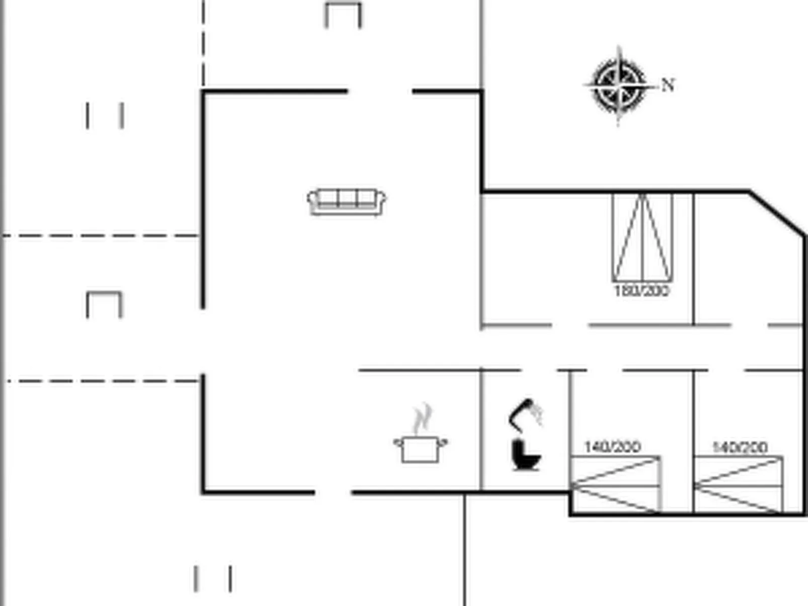 "Medard" - 2km from the sea-Inside
