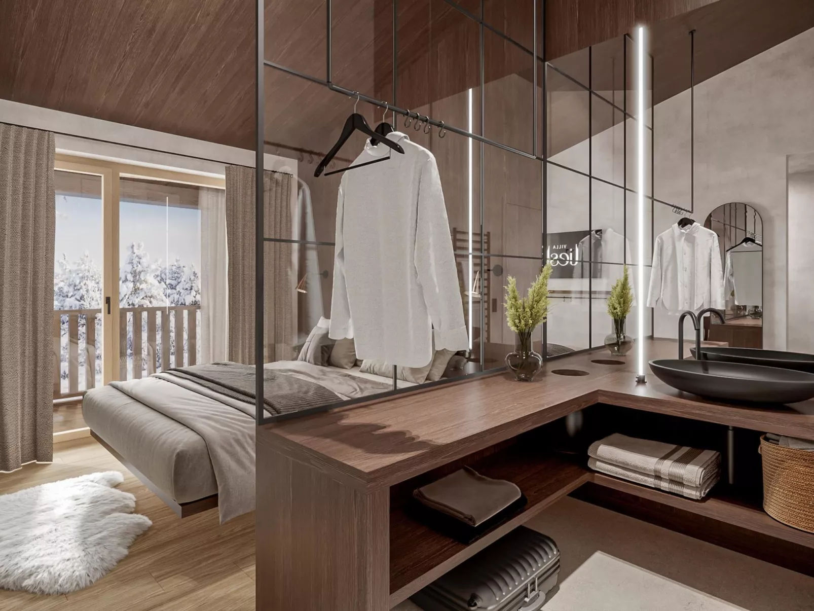 Premium mit Sauna & Garten-Inside
