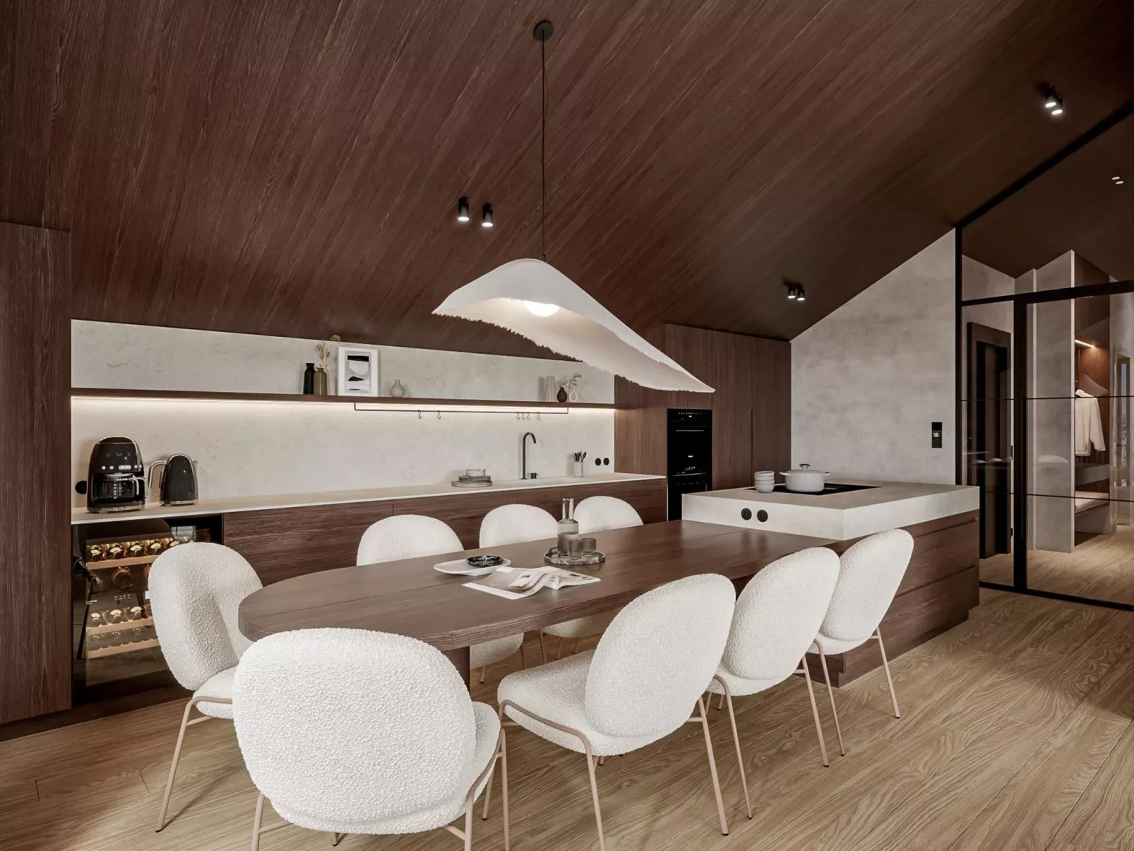 Premium mit Sauna & Garten-Inside