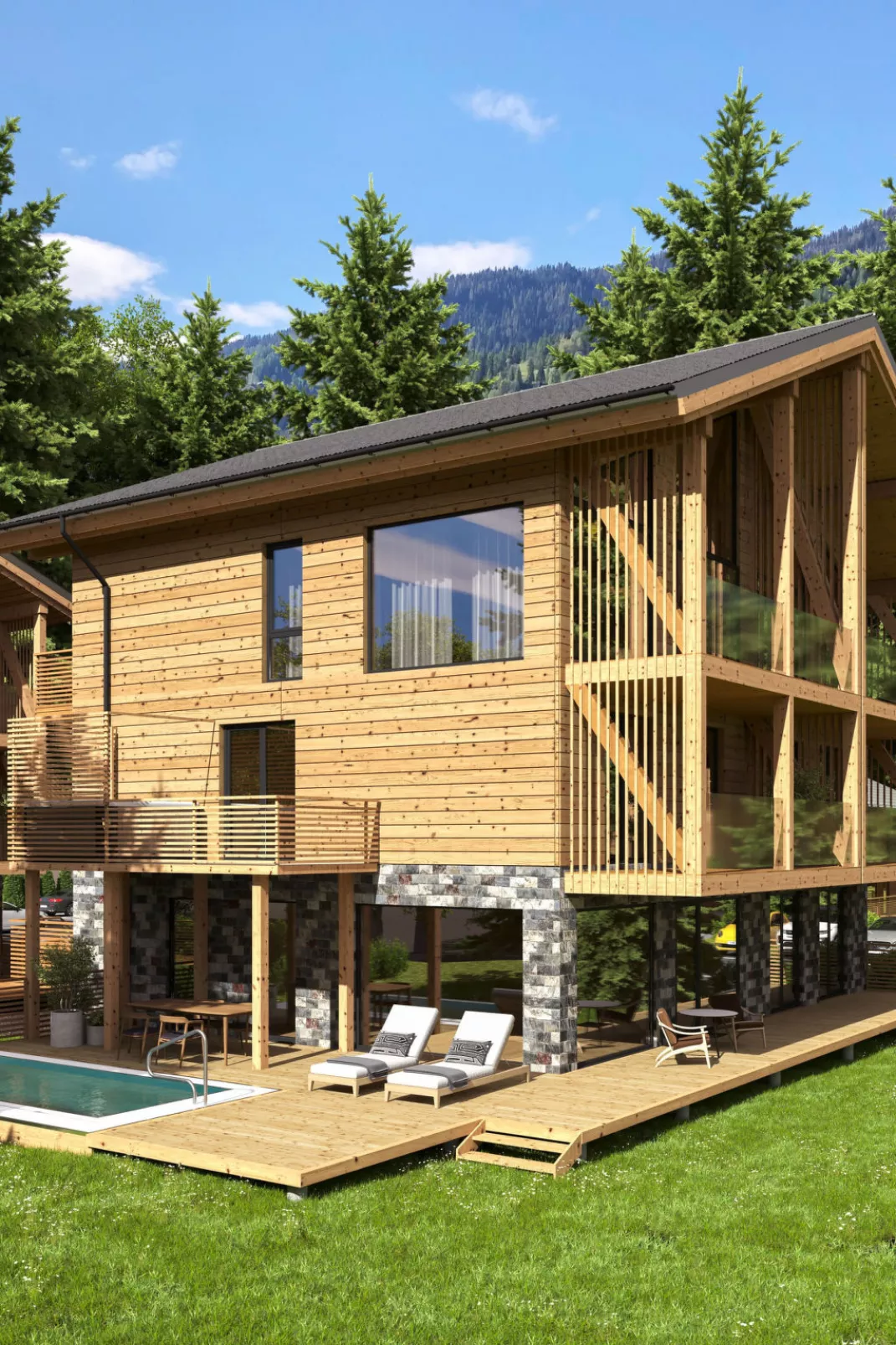 #5b mit Sauna & Pool-Outside