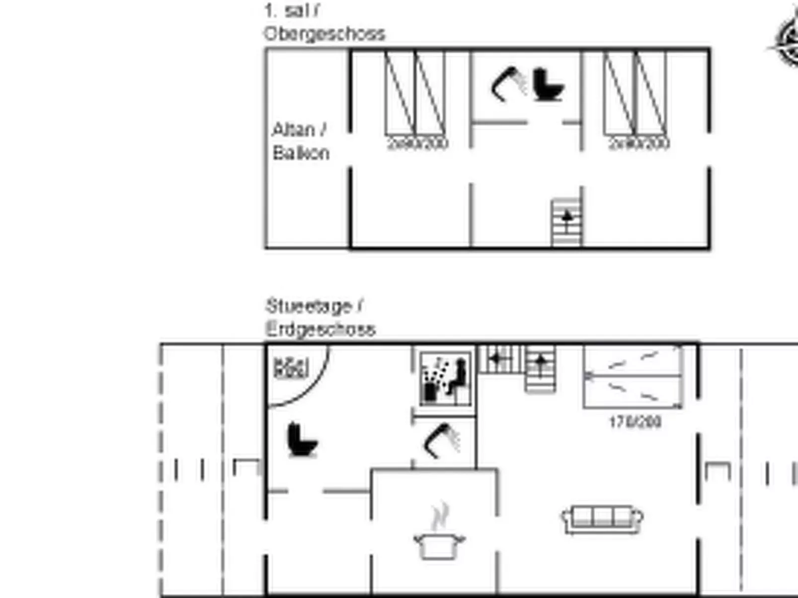 "Sote" - 1.2km from the sea-Inside