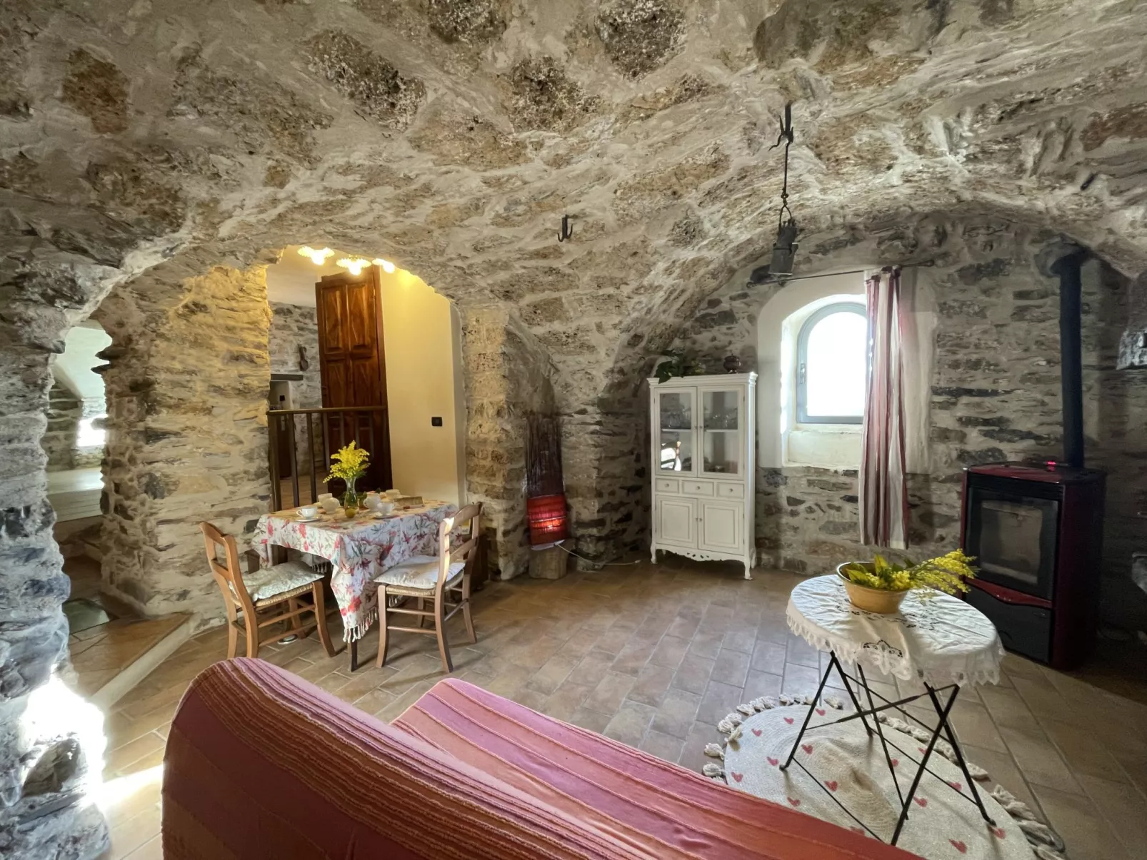 inside