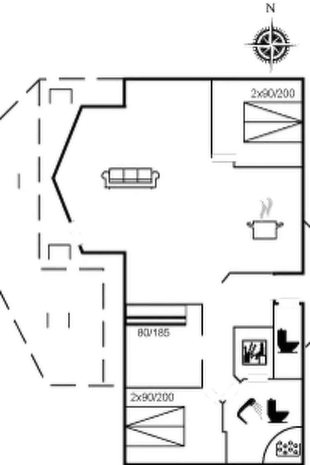 "Tashina" - 200m from the sea-Inside
