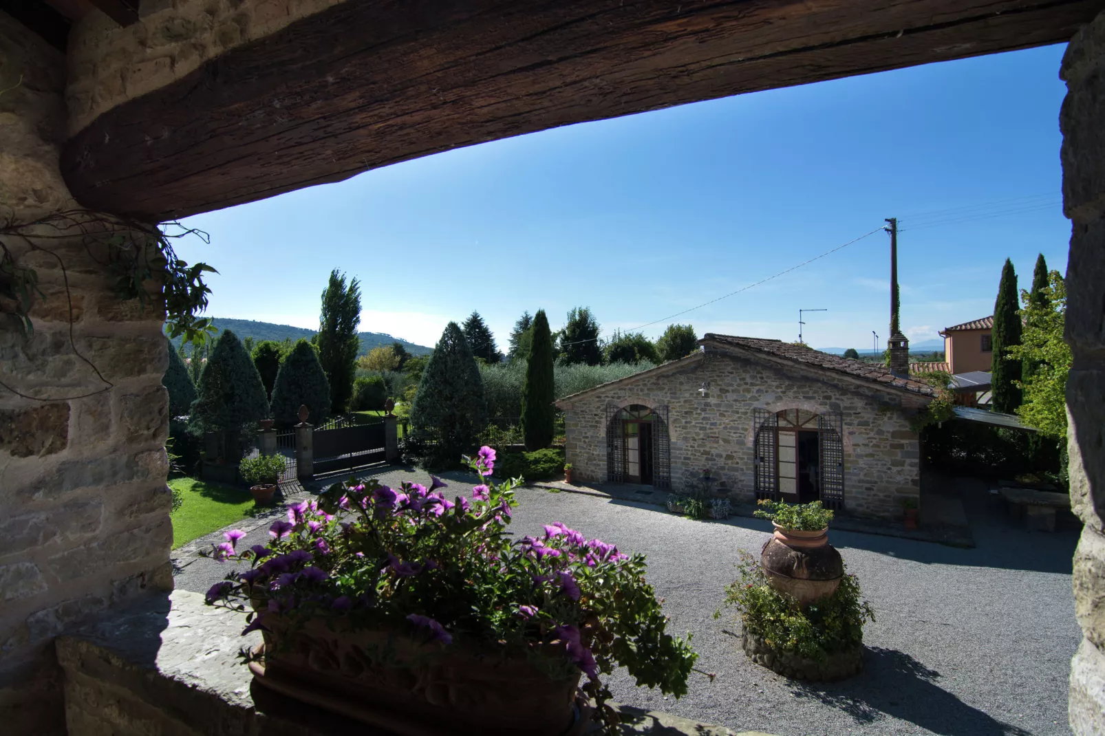 Loggia-Vue d'été